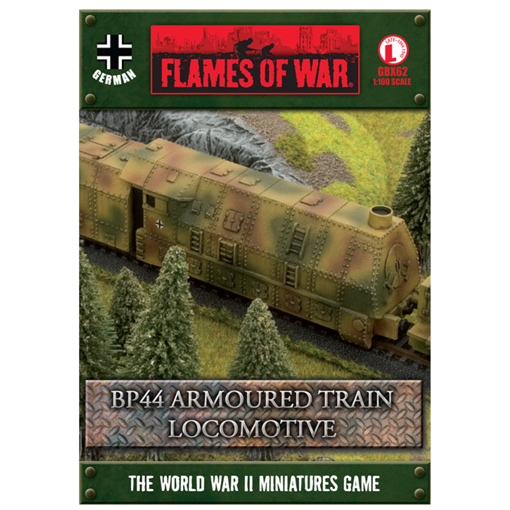 Flames of War WW2: German - BP44 Armoured Train Locomotive (New Arrival)