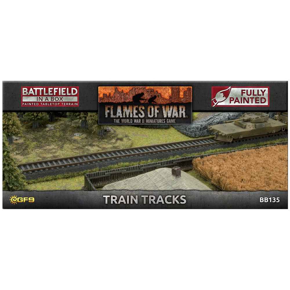 Battlefield in a Box: Flames of War - Train Tracks (New Arrival)