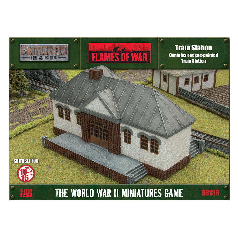 Battlefield in a Box: Flames of War - Train Station (New Arrival)