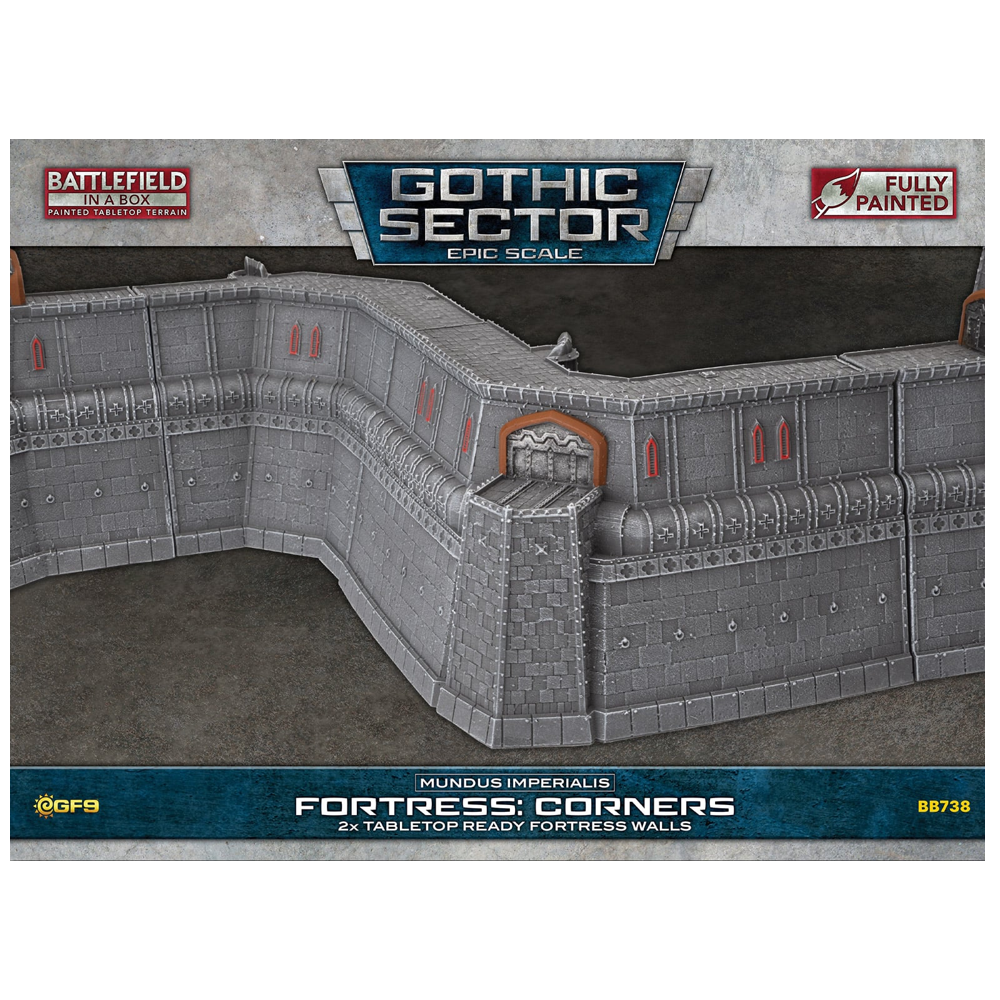 Battlefield in a Box: Gothic Sector: Mundus Imperialis - Fortress Corners (New Arrival)