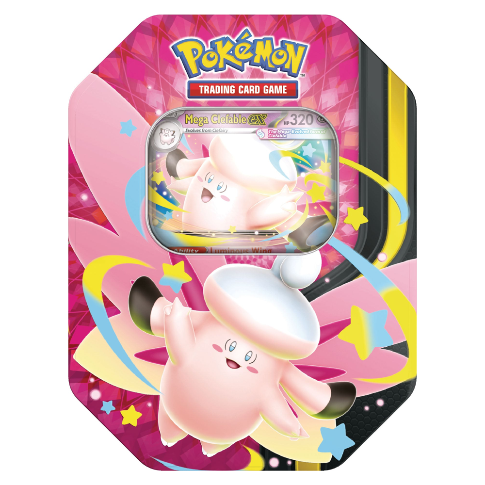 Pokemon TCG: Mega Moonlit Tin - Clefable ex (New Arrival)